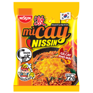 Mì xào gà cay phô mai Hàn Quốc